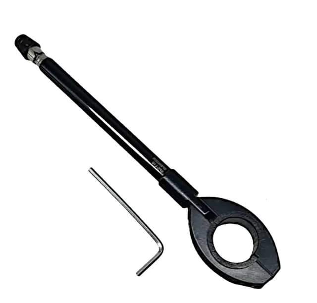 Antena Moto Corta Pipa Retrátil Anti Cerol Aço Guidão